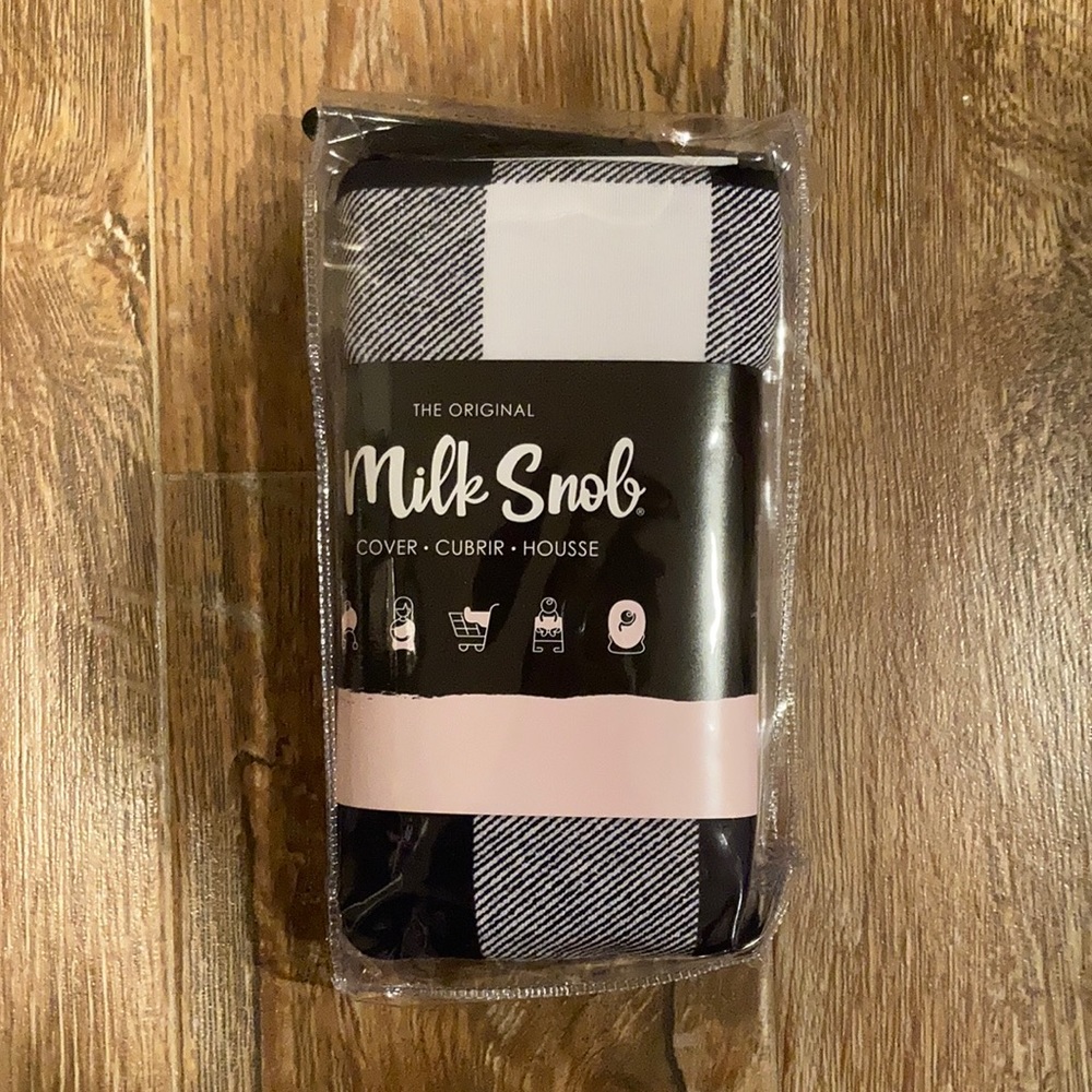 New Black/White Plaid Milk Snob Cover